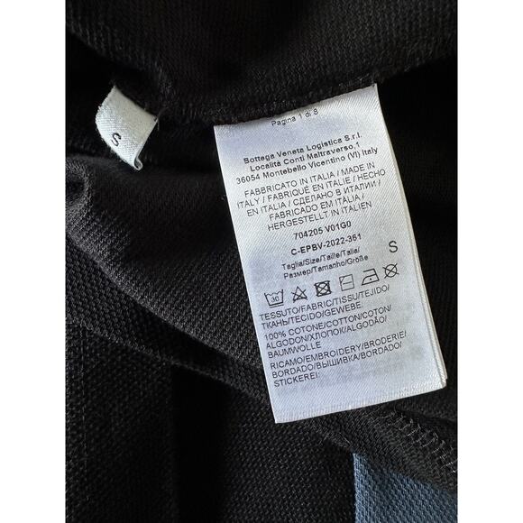NWT $700 Bottega Veneta Cotton Piquet Polo Multicolor Shirt S (Oversized) 704205 - Picture 9 of 10